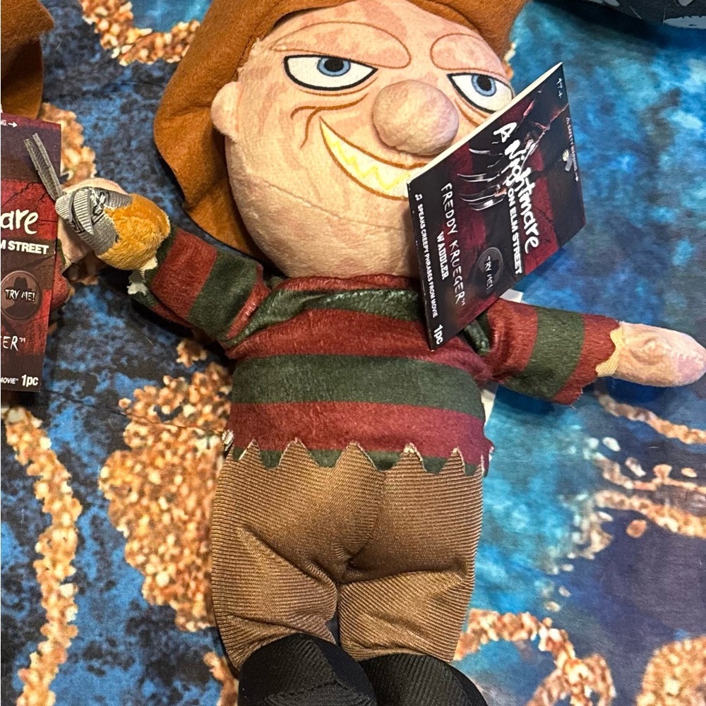 Striped Character Plush Toy Freddy Kruger Waddler